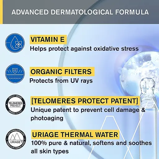 Сонцезахисний зволожуючий крем Uriage Bariesun SPF30 50 мл - фото 8