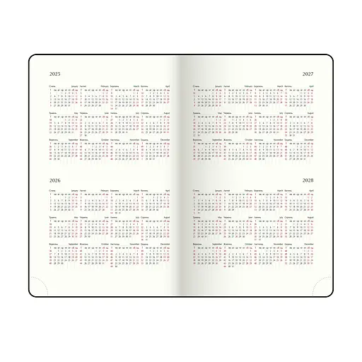 Еженедельник датированный Buromax Velour 2026 A5 зеленый (BM.2710-04) - фото 13