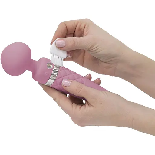 Вібромасажер 2в1 Pillow Talk - Sultry Pink - фото 9