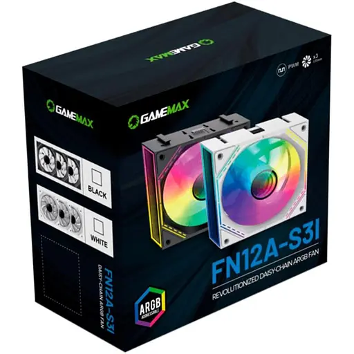 Комплект вентиляторов GameMax 120мм FN12A-S3I (FN12A-S3I) - фото 10
