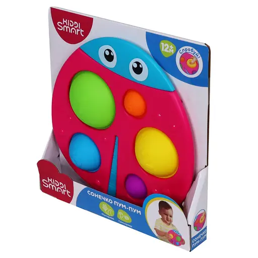 Детская сенсорная игрушка "Божья коровка Пум-пум" KIDDI SMART 4520-KS - фото 3