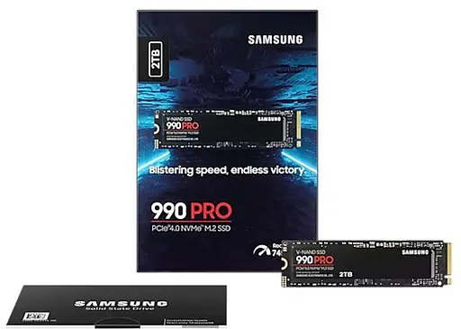 Накопитель SSD NVME - Samsung 990 PRO 2 TB (MZ-V9P2T0BW) - фото 4