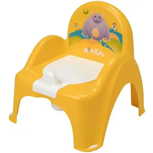 Горщик дитячий Tega Baby Monsters yellow - фото 1