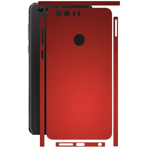 Защитная пленка StatusSKIN для Honor 8 Корпус Винил красная матовая