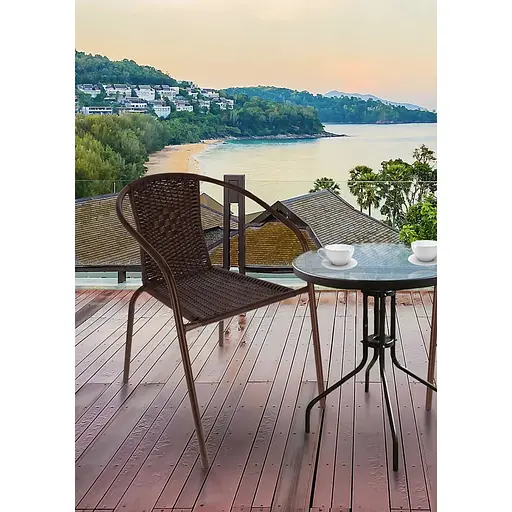 Садовое кресло Jumi Bistro коричневый - фото 4