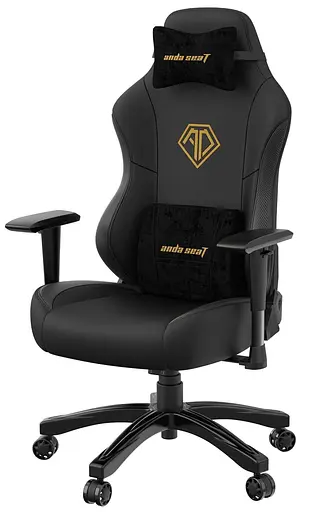 Игровое кресло Anda Seat Phantom 3 L Black-Gold (AD18Y-06-B-PV/C) - фото 4