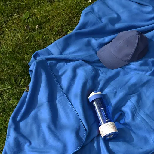 Плед Bergamo Warm флісовий з чохлом 180х150 см синій (202311pl-03) - фото 4