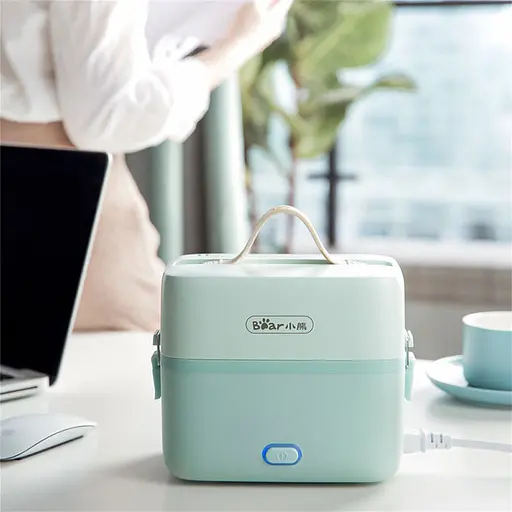 Ланч-бокс з підігрівом Xiaomi Bear Electric Lunch Box 1.2 л (DFH-B12E1) Green - фото 5