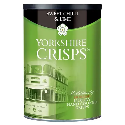 Чипси Yorkshire Crisps з солодким чилі та лаймом 100 г