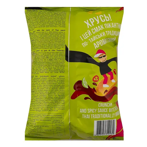 Чипси картопляні Chipster's Asian collection Тайський соус 100 г - фото 2