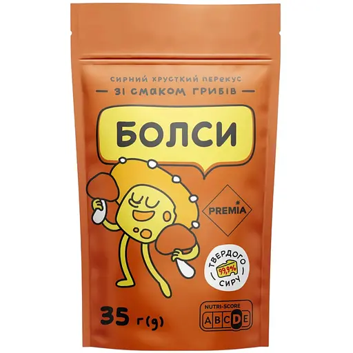 Кульки сирні Premia Болси Гриби 35 г