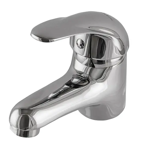 Змішувач для умивальника EcoMix E-GEZ-101-WH Хром - фото 4