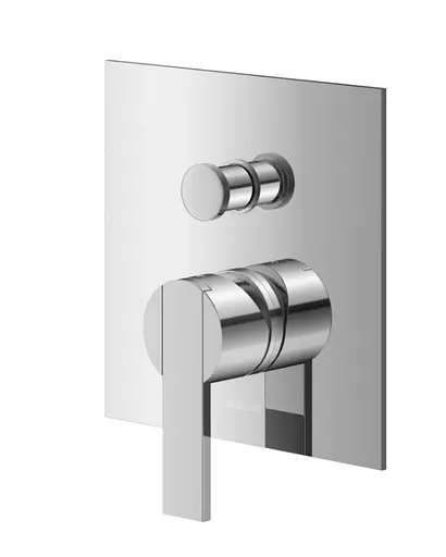 Душева система Kohlman Gixs 40 chrome + BOX прихованого монтажу QW210GR40, Хром - фото 6