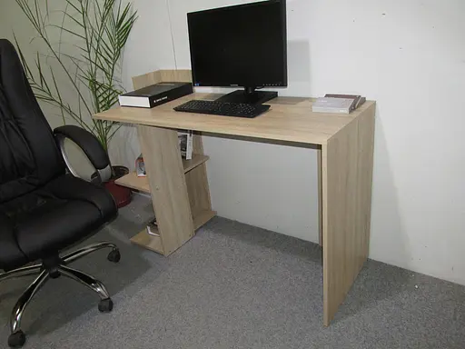 Cтол компьютерный с 2 ​​полками М-ЗОН Джеко 1200/12 Нимфея Альба (MZN-031019) - фото 6