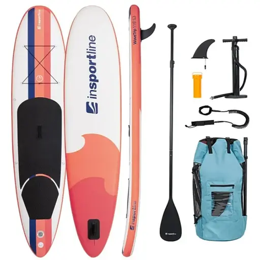 Надувная доска SUP inSPORTline WaveTrip 11'6" G3 с аксессуарами 350 (26298) - фото 1