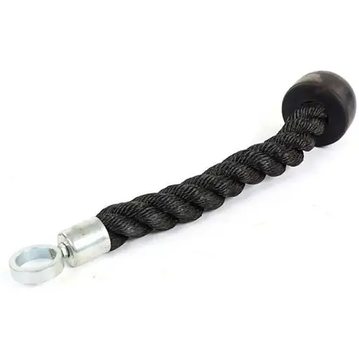 Канат для тяги York Fitness одинарний хват на трицепс, хром - фото 3