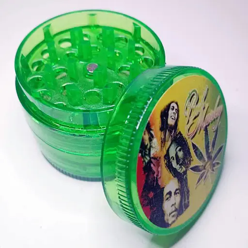 Гриндер для измельчения табака HL-176 Bob Marley Green (10852) - фото 3