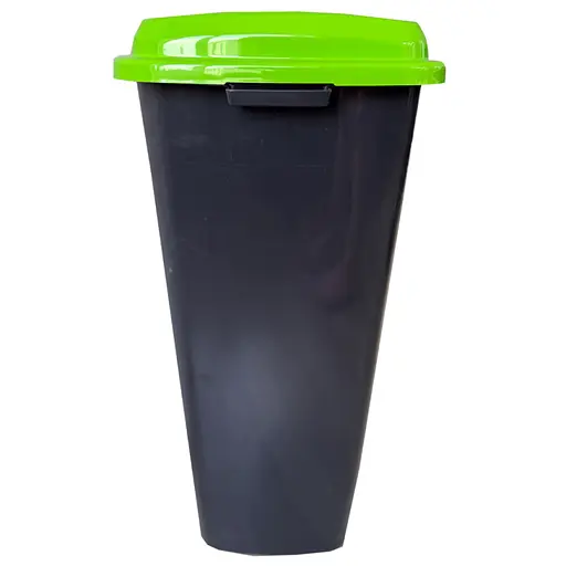 Бак сортувальний Planet для скла 70 л антрацитово-зелений (00-00020485) - фото 2