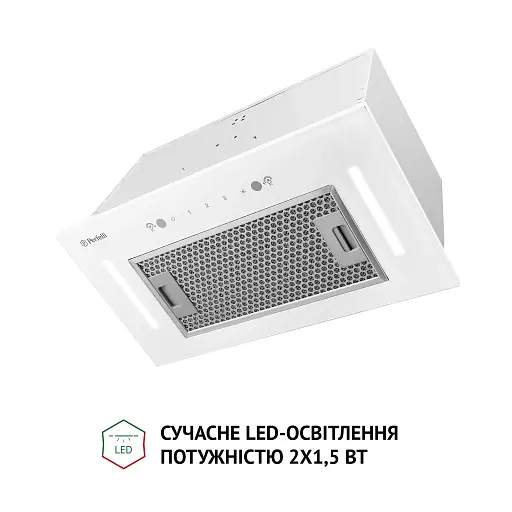 Вытяжка полновстраиваемая PERFELLI BIS 58844 WH 1200 LED - фото 4