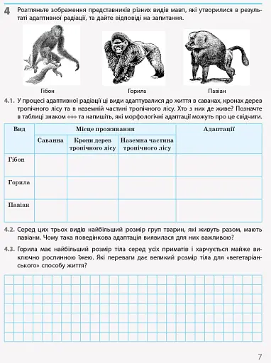 Біологія і екологія. Рівень стандарту. 11 клас. Робочий зошит - фото 5