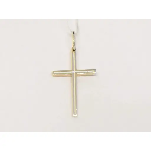 Золотий хрестик Харківська ювелірна фабрика з емаллю. 11589-ЕБЕЛ - фото 2