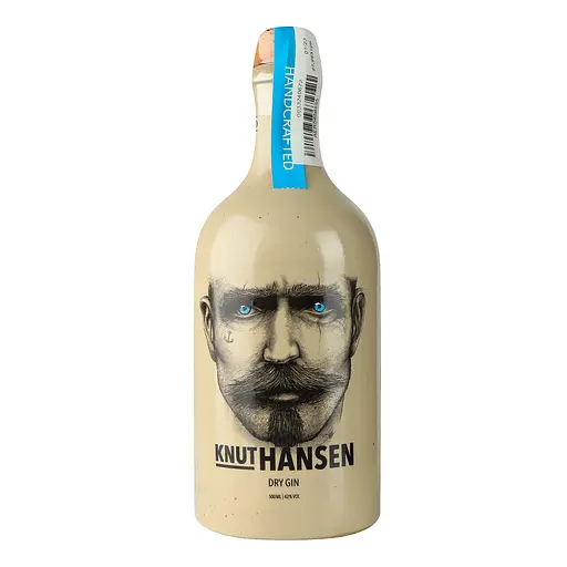 Набір: Джин Knut Hansen Dry 42% 0.5 л + 2 склянки - фото 2
