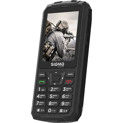 Мобильный телефон Sigma Mobile X-treme PR68 Type-C Black (4827798122419)