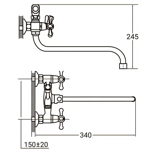 Смеситель для ванны AQUATICA 9780220 - фото 6