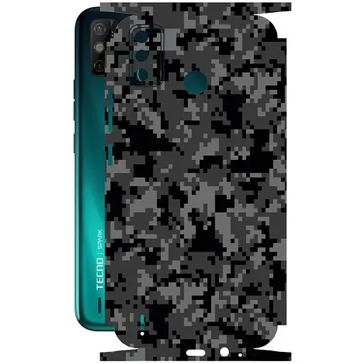 Защитная пленка StatusSKIN для Tecno Spark Go 2020 Корпус Винил Пиксель 1 - фото 1