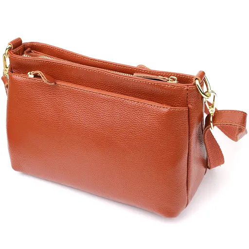 Женская сумка Vintage из натуральной кожи с формоустойчивым дном 27х16х11 см sum0027558 - фото 2