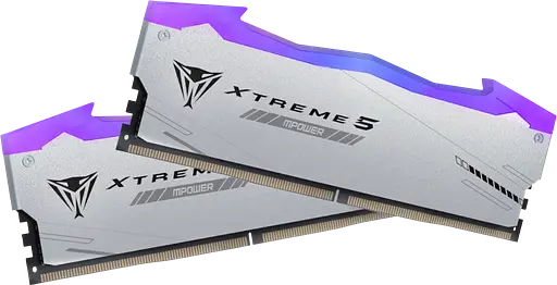 Оперативная память Patriot 32GB (2x16GB) DDR5 8000MHz Viper Xtreme 5 MPOWER RGB (PVXR532G80C38KM) - фото 1