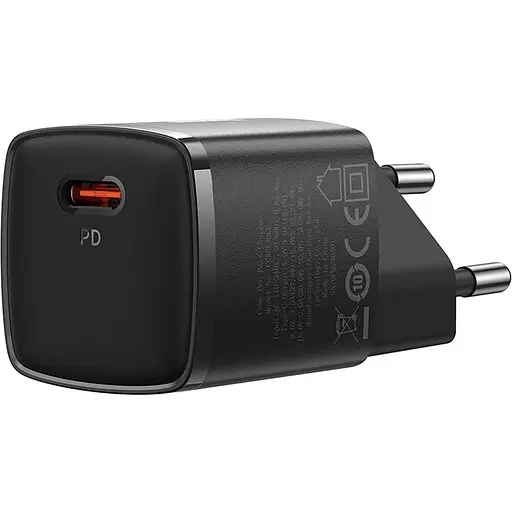 Мережевий зарядний пристрій Baseus Cube Pro USB-C 30W Black (CCXF000301) [146305] - фото 3