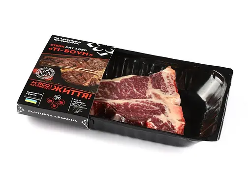 Стейк Галицкая Свежина Ти-боун Dry-Aged, 500 г - фото 2