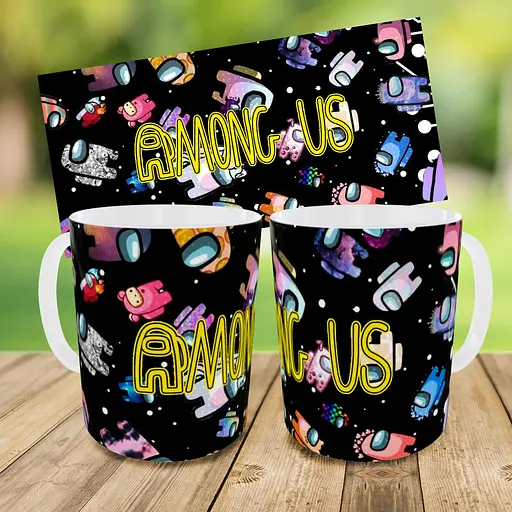 Набір дитячий Амонг Ас рюкзак 36х27см сумка-бананка, кружка з принтом для хлопчика (01648) - фото 9