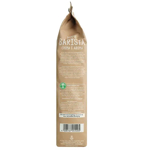 Кофе в зернах Dallmayr Home Barista Crema e Aroma жареный 1 кг - фото 5