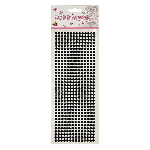 Наклейки декоративные XY-004(Black) на планшетке 504 шт