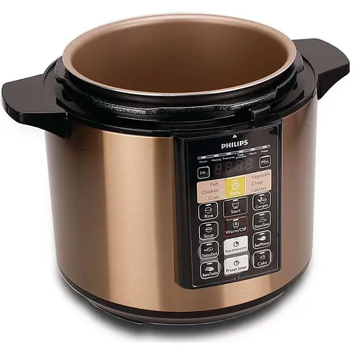 Мультиварка-скороварка Philips Daily Collection 1000 Вт чорна (HD2139/40) - фото 3