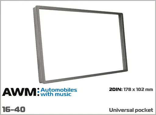 Рамка декоративная универсальная 2 DIN AWM 16-40 - фото 4
