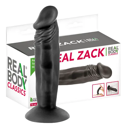 Фалоімітатор Real Body Real Zack 16 см чорний - фото 2