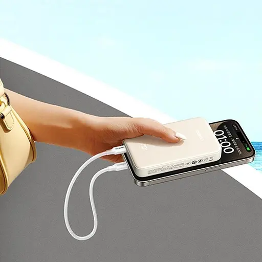 Повербанк Ugreen PB508, 22.5W бежевий 20000 mAh - фото 2