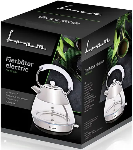 Электрочайник Fram FEK-2200GX - фото 2