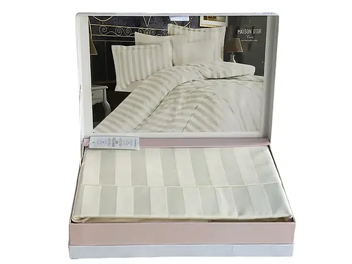 Постільна білизна Maison D’or Fous Ecru Сатин-Бамбук Maison D'or pbe0051903 - фото 1