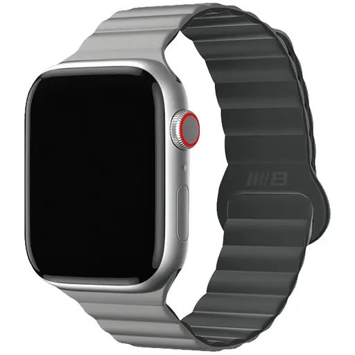 Ремешок BlueO Magnetic Silicone для Apple Watch 42(ser.1-3)/44/45/46/49mm Grey