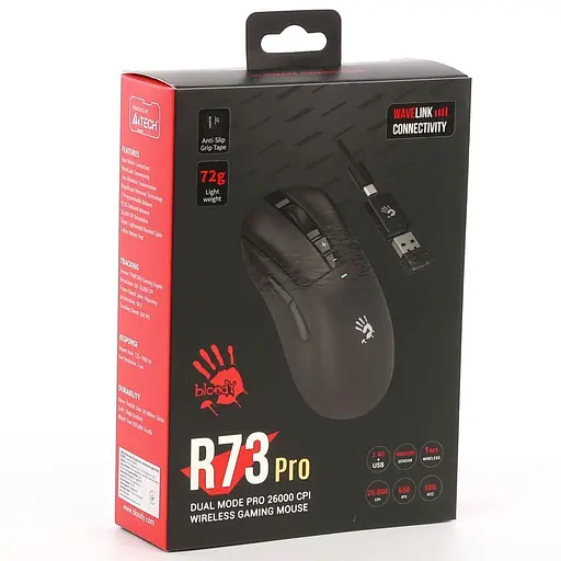 Миша Bloody A4Tech R73 Pro (Black) (R73 Pro (Black)) - фото 10