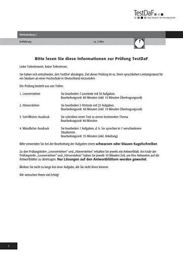 TestDaF Musterprufung 2. Heft mit Audio-CD - фото 6