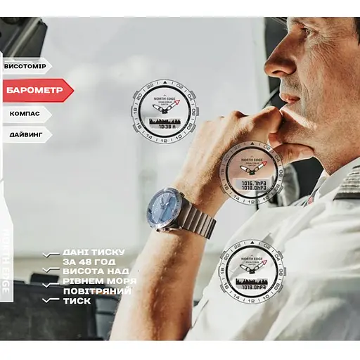 Часы North Edge Gavia 20BAR - фото 11