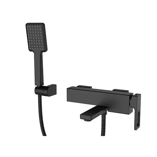 Смеситель для ванны с коротким изливом Koer KB-41009-05 KR3503 Черный матовый - фото 1