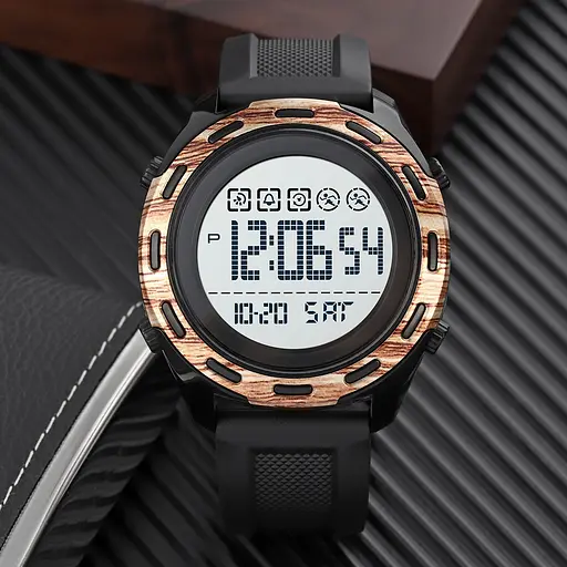 Наручний годинник чоловічий 1872RGWT Rose Gold-White Skmei acs0030512 - фото 4