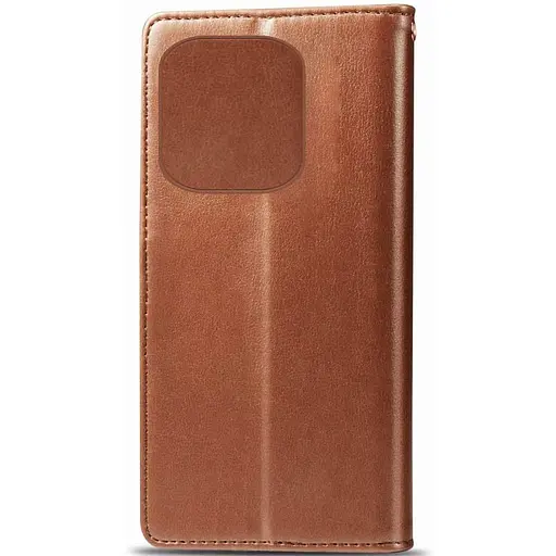 Кожаный чехол-книжка Getman Gallant PU для Tecno Spark 10 Pro Коричневый - фото 5