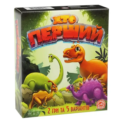 Настільна гра "Хто перший" Arial 911616 ігрове поле, 50 карток - фото 1